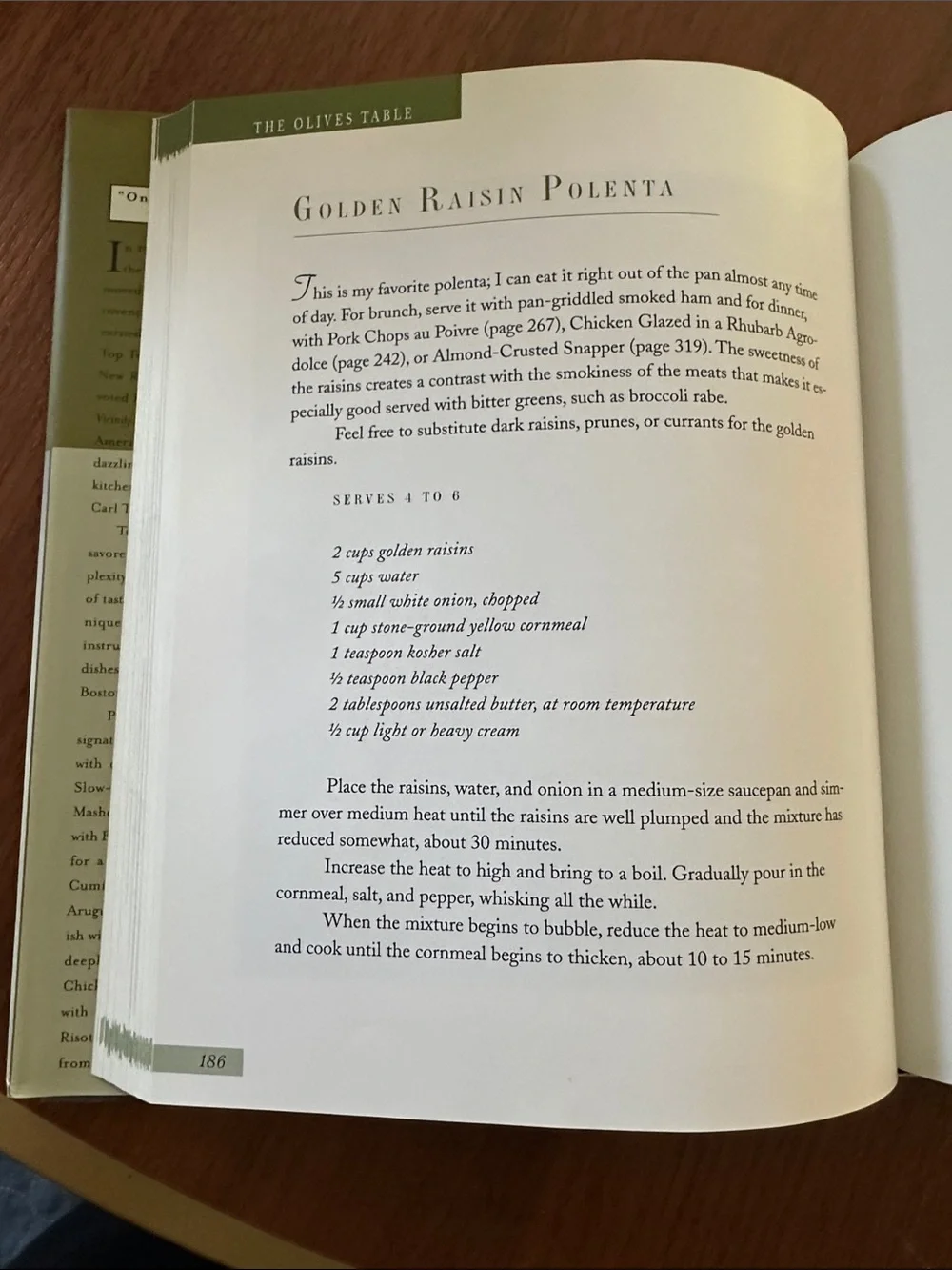 The Olives Table Cookbook by Todd English - Olive Green & Black